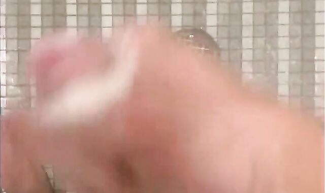 School Athlete Gets Muddy during Experience and Cleans up in the Douche