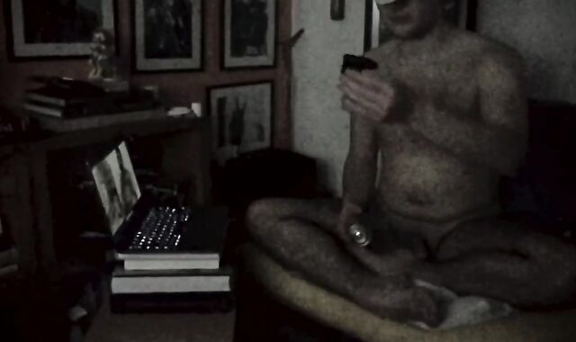 Hooded Man knows how to get Well-Prepped for a Sweat-Soaked Moist Weekend