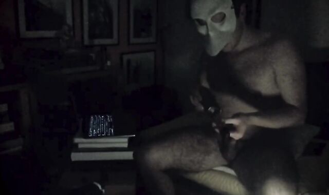 Hooded Man knows how to get Well-Prepped for a Sweat-Soaked Moist Weekend