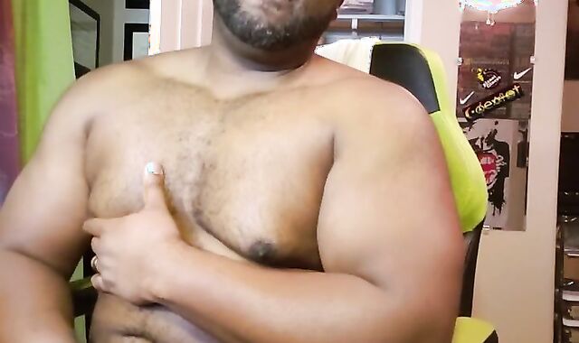 Powerful Edging of Yam-Sized Ebony Spunk-Pump