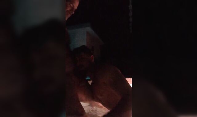 Kode Stringing Up with Uncle Clit in the Super Hot Bath, in Forearm Springs :)