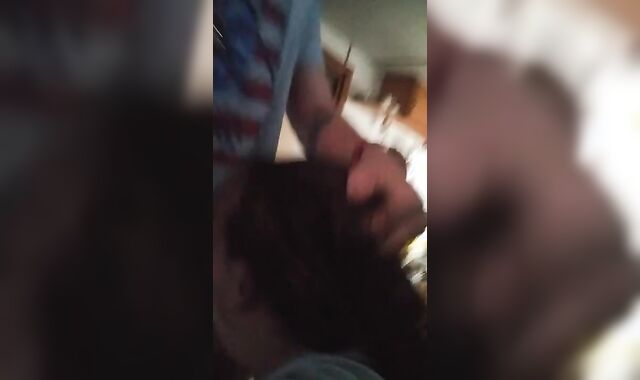 Milky Trailer Park Bottom Gags on Pornstarlilwaltdaddy Cock