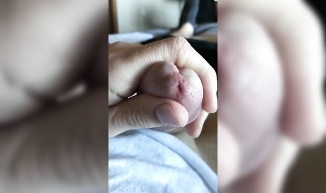 Frolicking with myself and Precumming