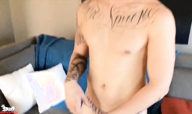 Zak Pulls out a Faux-Cock & it Magically Vanishes up his Booty