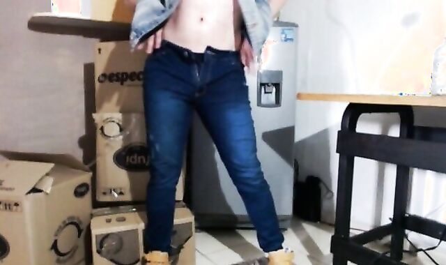 Warehouse Employee Spunk right on the Floor