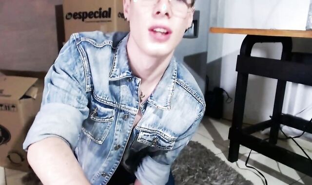 Warehouse Employee Spunk right on the Floor