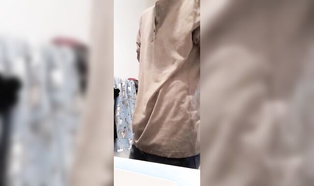 Youngster Stroking off his Yam-Sized Stiffy