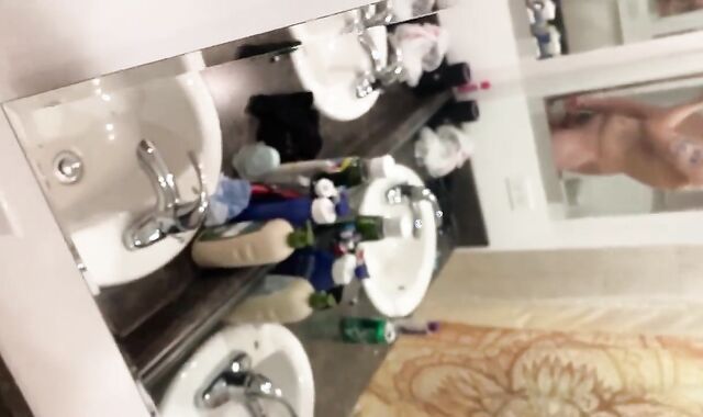 Masturbating off Smoking a Joint Noisily Bellowing