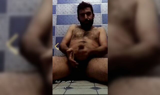 Man Wanking off on Camera