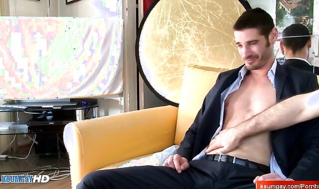 trendy French Gay-For-Pay Salesman acquires Stroked By A lad In Spite Of Him