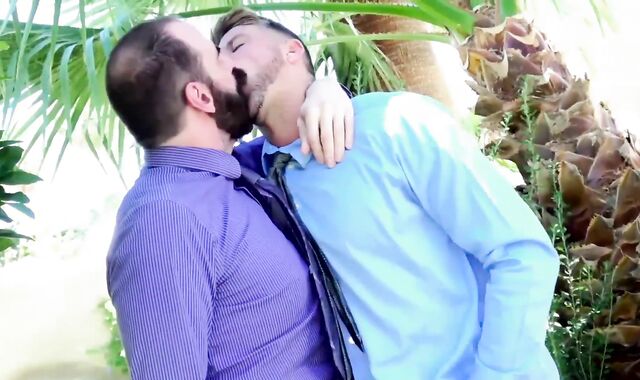 Christian And Steve penetrate moist