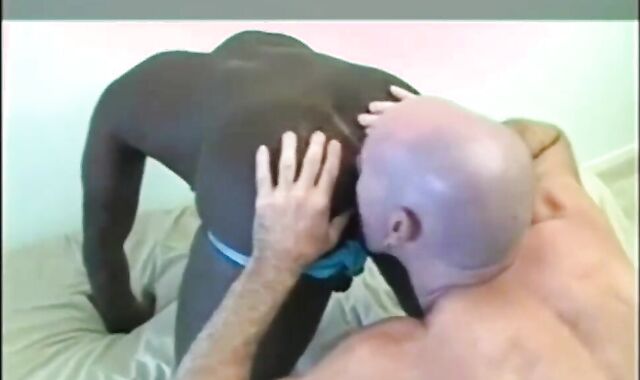 dark-hued Father's enthralling face fuckhole And wazoo aperture