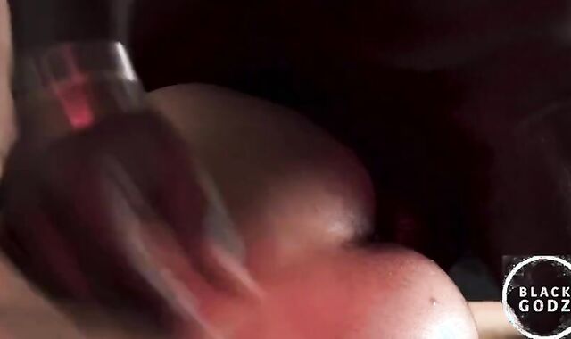 Marcus Labronx bonks Devin Trez in nature's attire