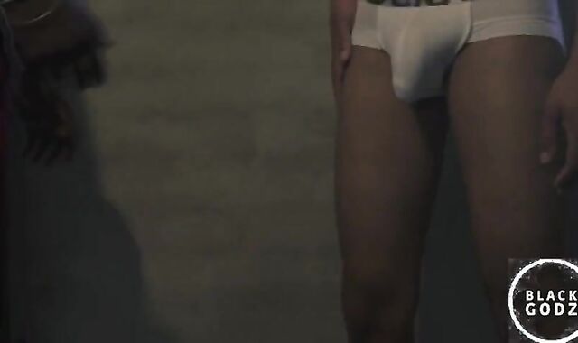 Marcus Labronx bonks Devin Trez in nature's attire