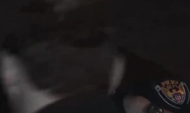 Gasping On Cop spear