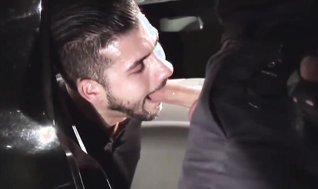 Gasping On Cop spear