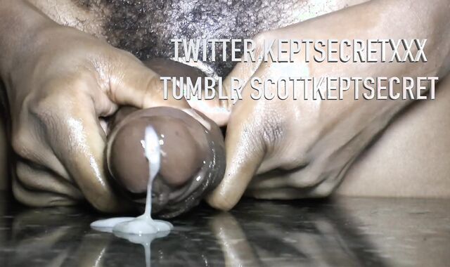 SEX INDUSTRY STAR JACKING HIS MEATY PECKER UNTIL SHOOTS A LOAD a BIG CREAM-COLORED GIANT STREAM OF NUTT