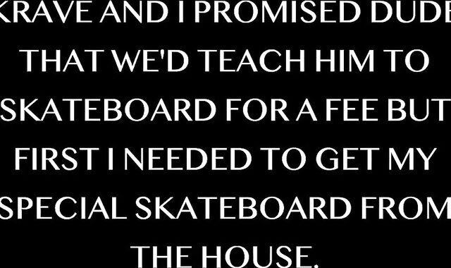 2 DARK-HUED FELLOWS TOTALLY PULVERIZES MILKY K