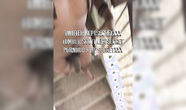 NAKED AMBLING AROUND THE MANSION