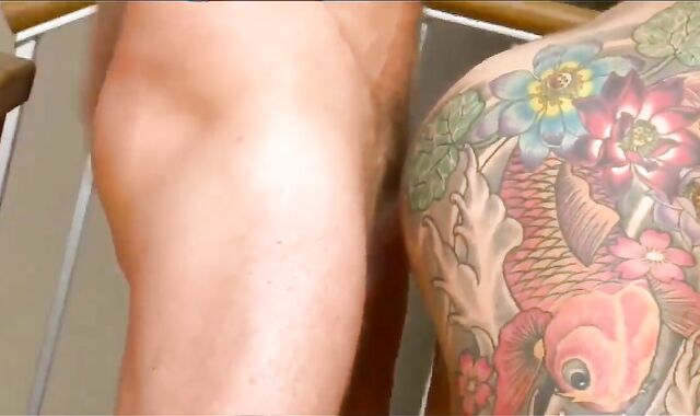 ROCCO-humping INKED OTTER without a condom