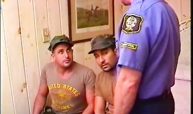 Milky Garbage Hunters Are Splattered By A manstick Greedy Cop