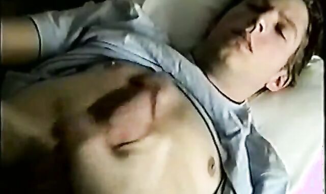 Mischievous Resting Twunk Naked Masturbated Off