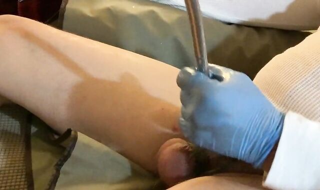 extraordinary Urethral Sounding, Skewering, Jizzing