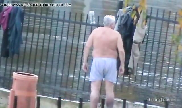 Spy aged studs And Granddads Swimming nude