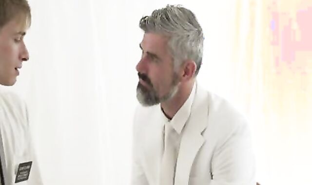 Church twink Rails Draped Priest