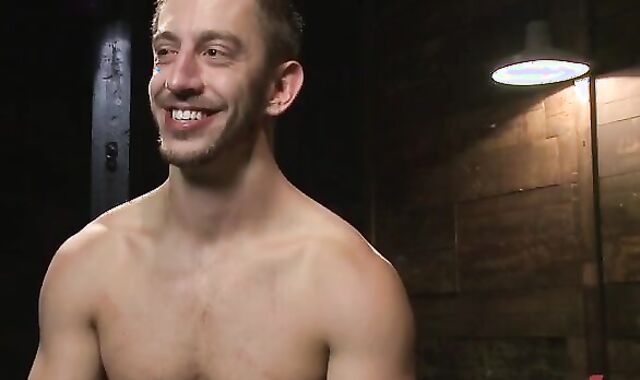 strapped Up And penetrated In Front Of 100 obscene studs