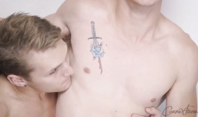 Corbin Fisher - Blue-saw Blondie And monstrous-dicked dude Dave screws Screaming Bottom Ellis