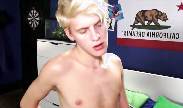 ASH-BLONDE fellows BAREBACKING