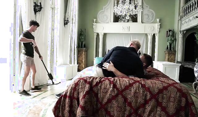 2 fleshy Draped Dads tear up A teenie