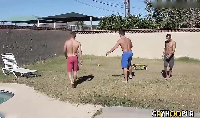 unshaved Football manstick Michael Kasten Faps Off