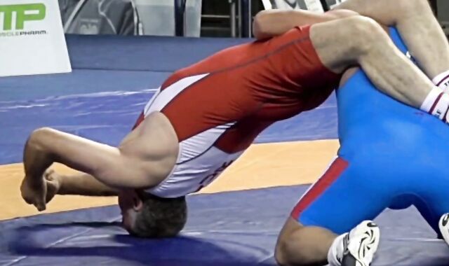 aged masculines Grappling, 2 crazy Daddies Go At It