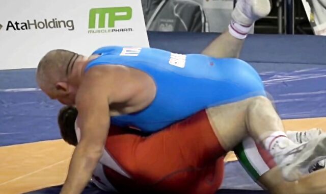 aged masculines Grappling, 2 crazy Daddies Go At It