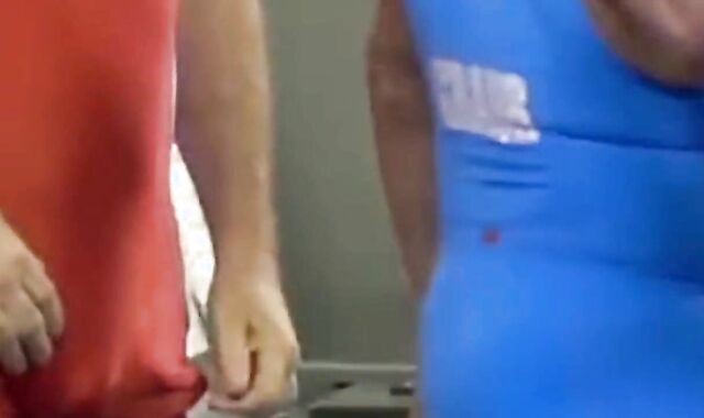 aged masculines Grappling, 2 crazy Daddies Go At It