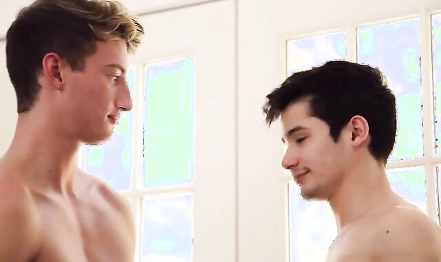 Damian dark-hued screws Liam Riley