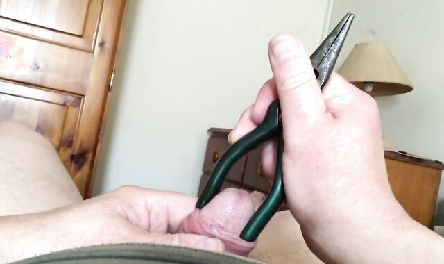 Over ten Mins Foreskin pin - 1 Of trio