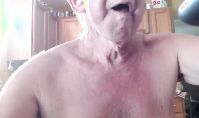 Gramps Gorges On Chocolate Club Dipped In Own jizm