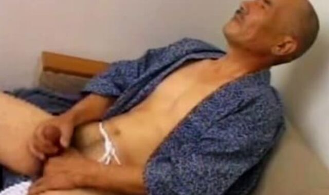 dad Chinese Dad Solo shot Fap Off Sequence.