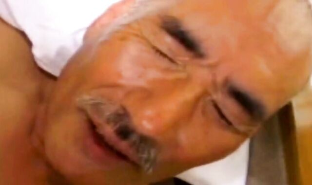 dad Chinese Dad Solo shot Fap Off Sequence.