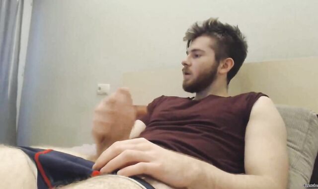 Hitting His good-sized One