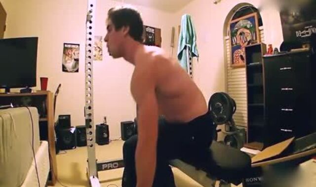 Uncircumcised stripped Gymnast And Skater Eric