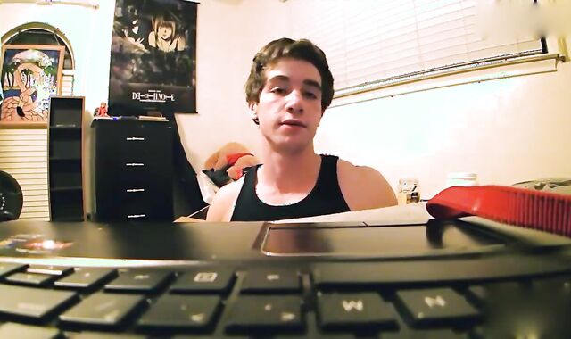 Uncircumcised stripped Gymnast And Skater Eric