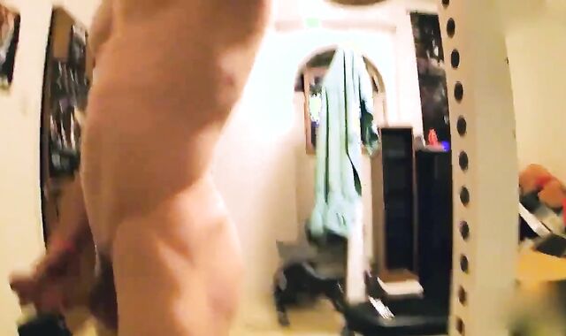 Uncircumcised stripped Gymnast And Skater Eric