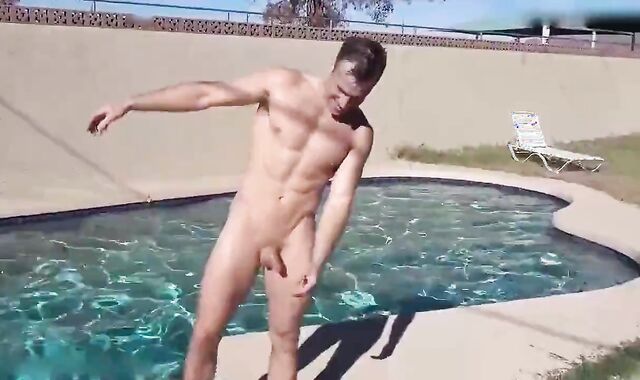 hirsute Football schlong Michael Kasten Jacks Off