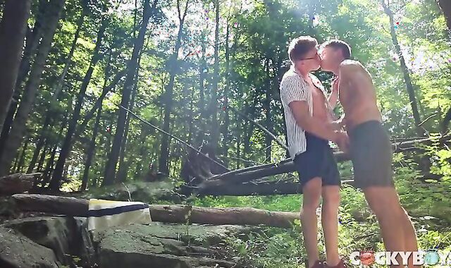 Harsh nubiles shagging wet In Nature