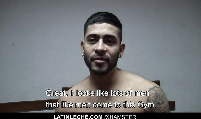 humongous Latinos pulverize In Gym Bathroom