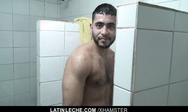 humongous Latinos pulverize In Gym Bathroom